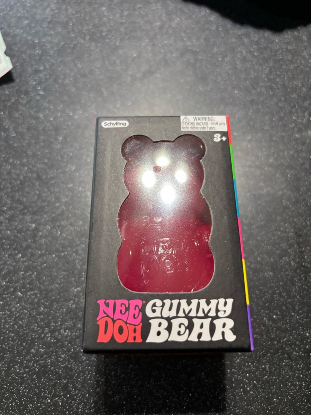Nee Doh Gummy Bear Pink Stress Toy